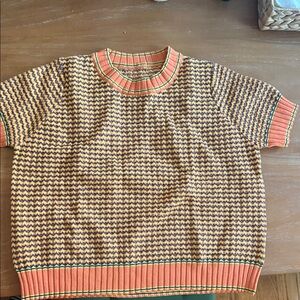 Multicolor Patterned Men's Sweater